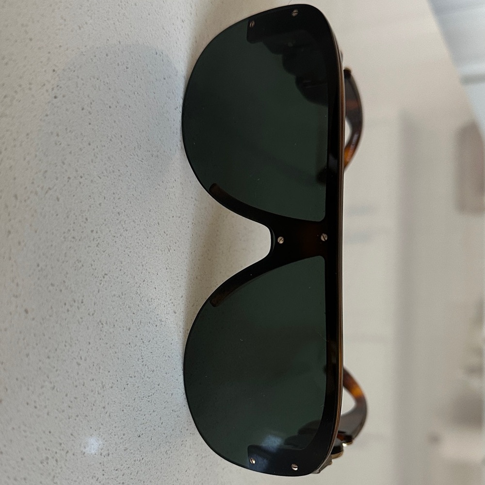 Versace Collection Black and Brown Sunglasses